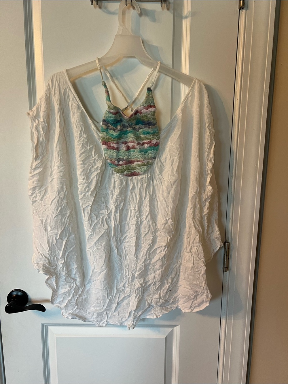Mara Hoffman White Lightweight Beach Cover-Up